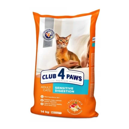 Club 4 Paws Dry Cat Food for Sensitive Stomachs 1/14kg