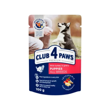Club 4 Paws Puppy Jelly with Turkey Meat 0.1kg